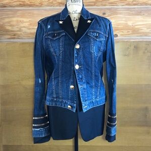LIKE NEW Dsquared2 Captain's Dual Blazer & Denim Jacket in size L
